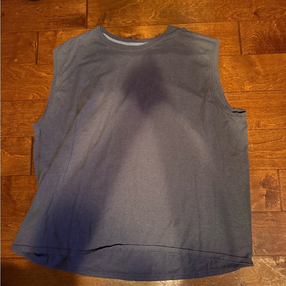 Men's Sleeveless Gray Tank Top